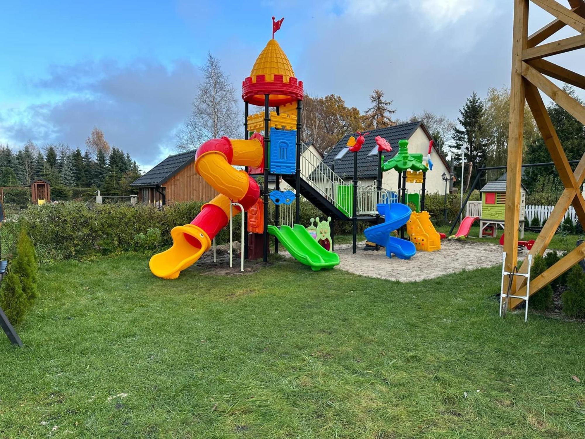 Na Jeziornej Domki Wypoczynkowe Zarnowska Esterno foto